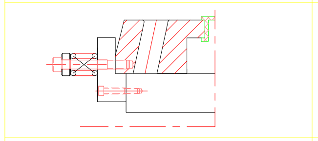 利用彈簧螺釘和擋板限位 利用彈簧螺釘和擋板限位