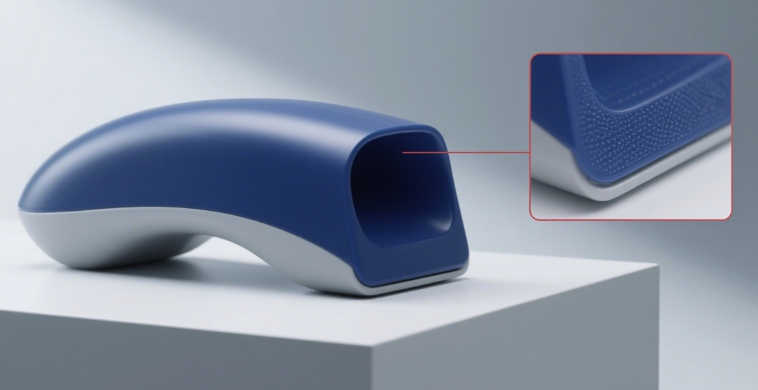 雙色注塑成型產品示例,展示雙色結合精細效果